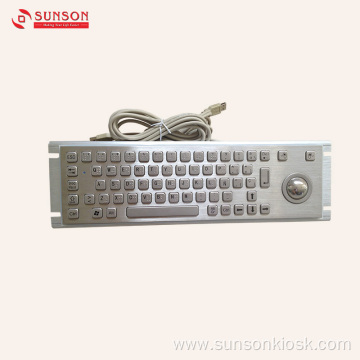 Anti-vandal Metal Keyboard with Touch Pad